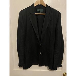 Lauren Ralph Lauren Women’s Black Linen Blazer Size 12